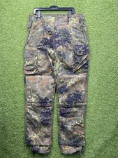 Commando Pants Mens Large Teesar Gen II Outdoor Trekking Hunting Flecktarn Camo