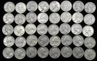 40 WASHINGTON QUARTERS 90% SILVER COINS $10 FACE MIXED DATES ROLL NO RESERVE NR!