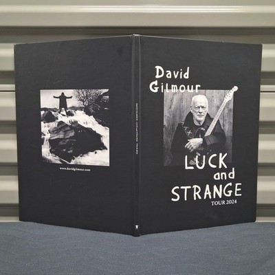 David Gilmour Luck and Strange Tour 2024  Concert HC Program Book Collectible 