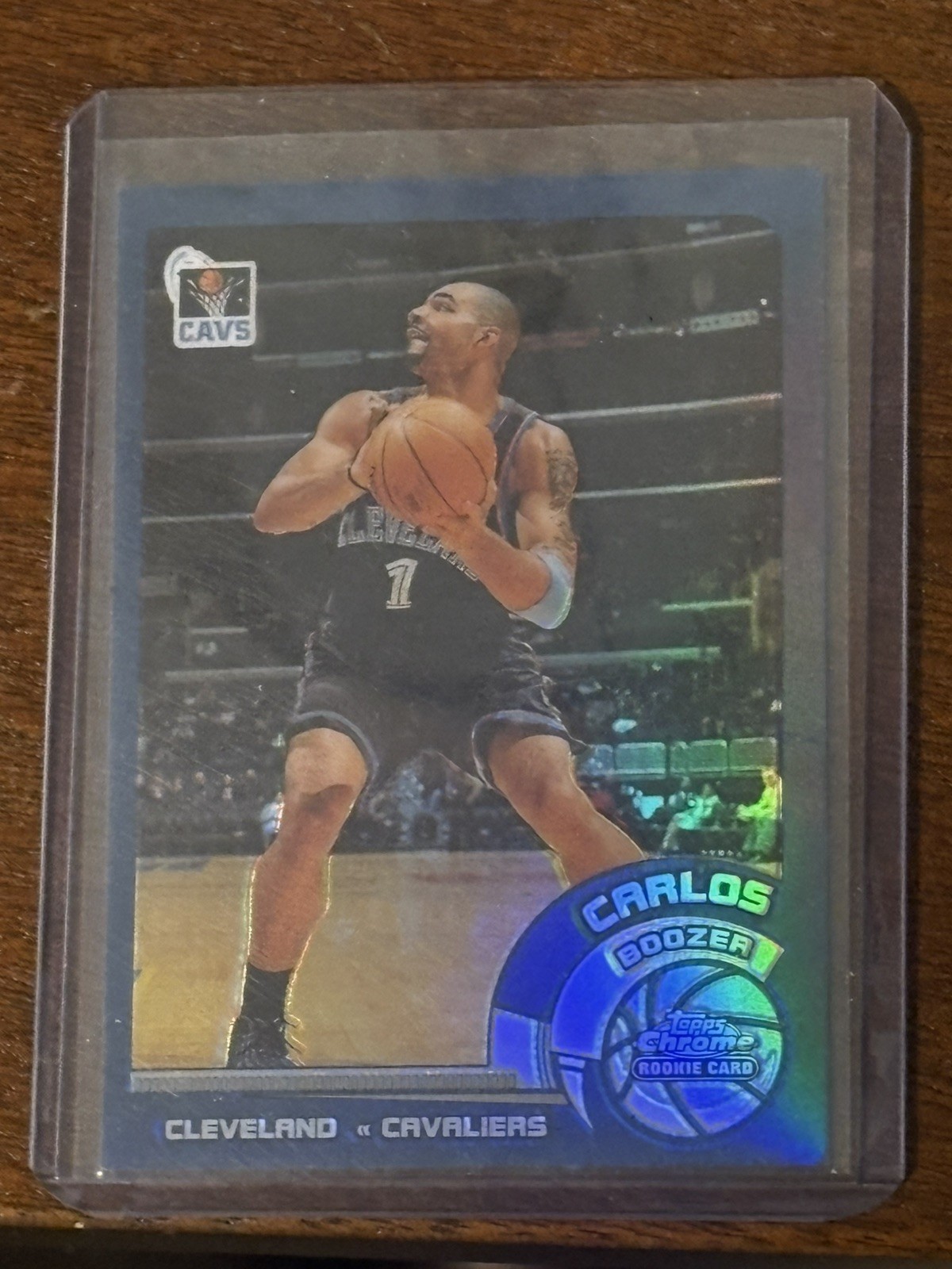 2002-03 Topps Chrome RC Carlos Boozer #127 Rookie REFRACTOR 