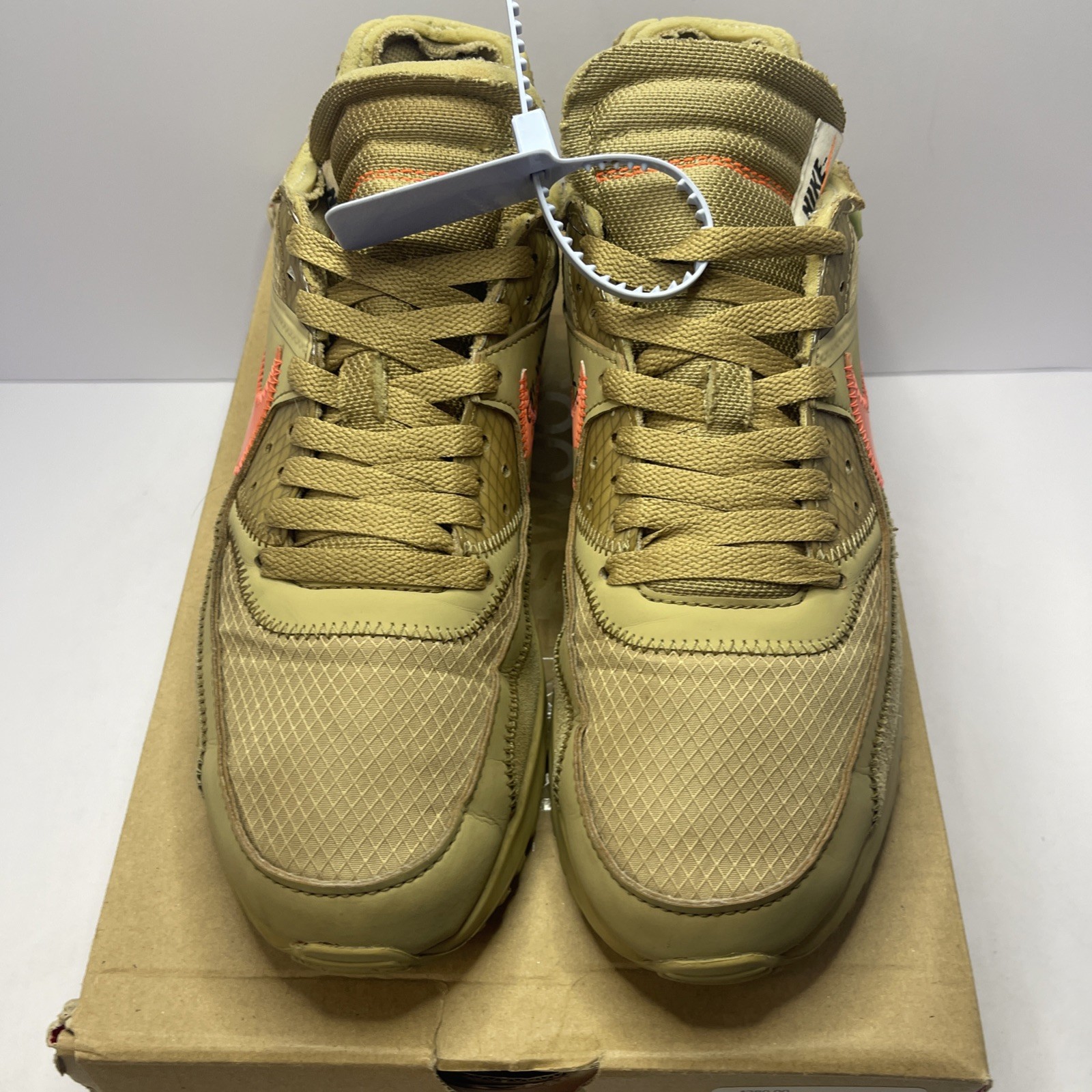 OFF WHITE X NIKE Nike Air Max 90 x OFF WHITE Desert Ore 2019 taglia 9 (AA7293 200)