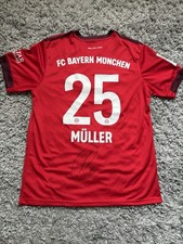 THOMAS M&uuml;ller MULLER SIGNED BAYERN MUNICH 2022-23 ADIDAS JERSEY EXACT PROOF COA