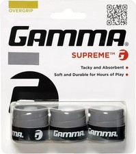 Gamma Sports Supreme Overgrip for Tennis, Pickleball, Squash, Badminton, and Rac