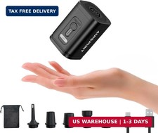 Mini Portable Electric Air Pump for Inflatables-5 Universal Nozzles,Rechargeable