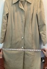 Vintage  London Fog Original Trench Coat Maincoats Size 12 Raincoat AS IS — photo 3