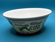 NEW Kellogg's Corn Flakes Promo Melamine Cereal Bowl Vintage Advertising 6.5"