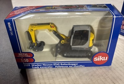 SIKU Diecast Wacker Neuson ET65 Track Excavator Scale 1/50  3559