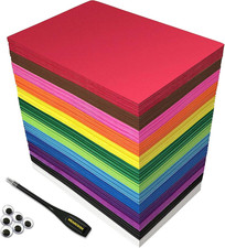 114 Pack Foam Sheets Craft 5.5X8.5 Inch Eva Color Foam Paper Set for Crafts Proj