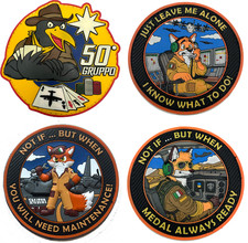 Listing image for ITALIAN AIR FORCE - C-130 PILOT, MAINTENANCE & ATC BUNDLE-HIGH QUALITY PVC PATCH