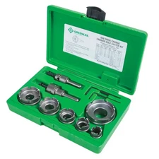 Greenlee 648 8 Piece Quick Change Carbide Hole Cutter Kit, 1/2" - 2-1/2"