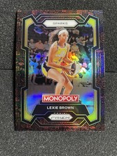 2024 PRIZM WNBA MONOPOLY Red Icons #41 Lexie Brown Sparks