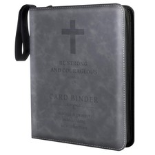 Sports Card Binder, Baseball Binder, 400 Pockets Sleeves with Zipper Collecto...