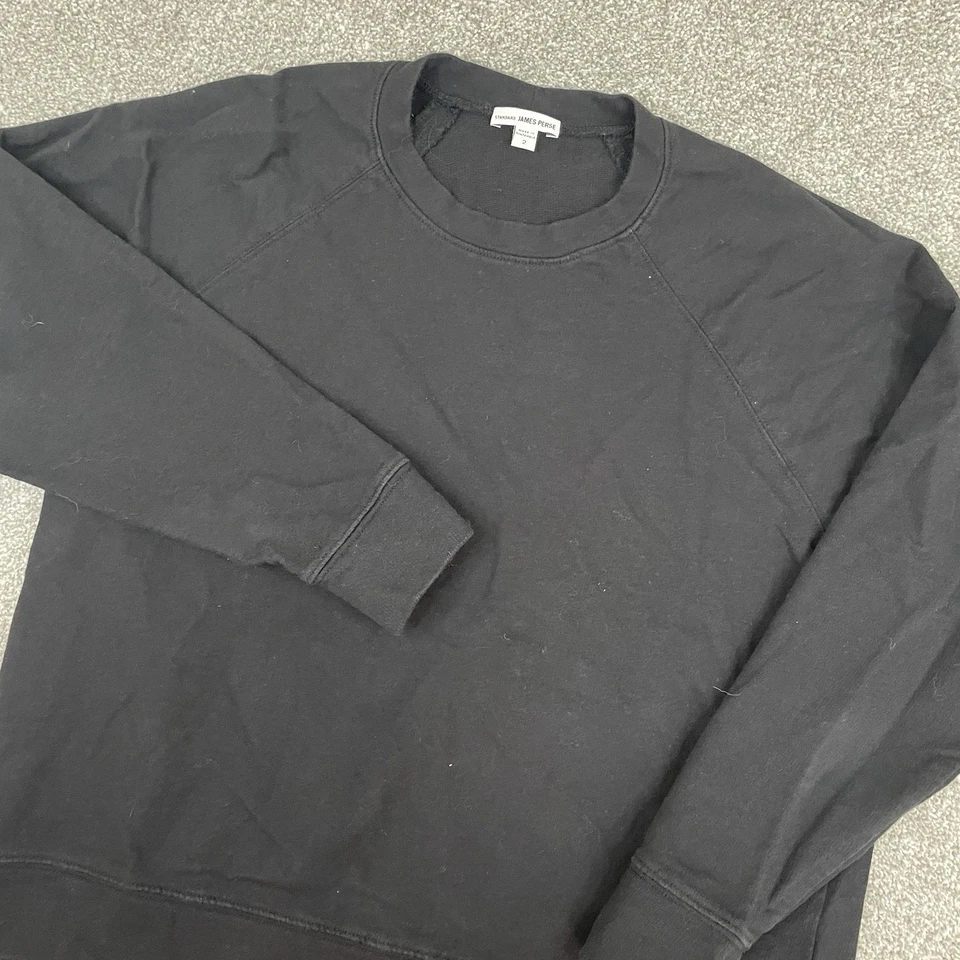 Sudadera James Perse Mujer 2 Vintage Terry Francés Relajada Lujo Manga Larga Foto 2 de 4