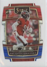 2021 Panini Select Concourse Red & Blue Prizm Die-Cut Joe Tryon-Shoyinka 0y0n