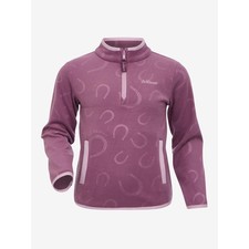 LeMieux Mini Maggie Fleece - Malve - Hufeisenmuster - Alter 3-10 Jahre
