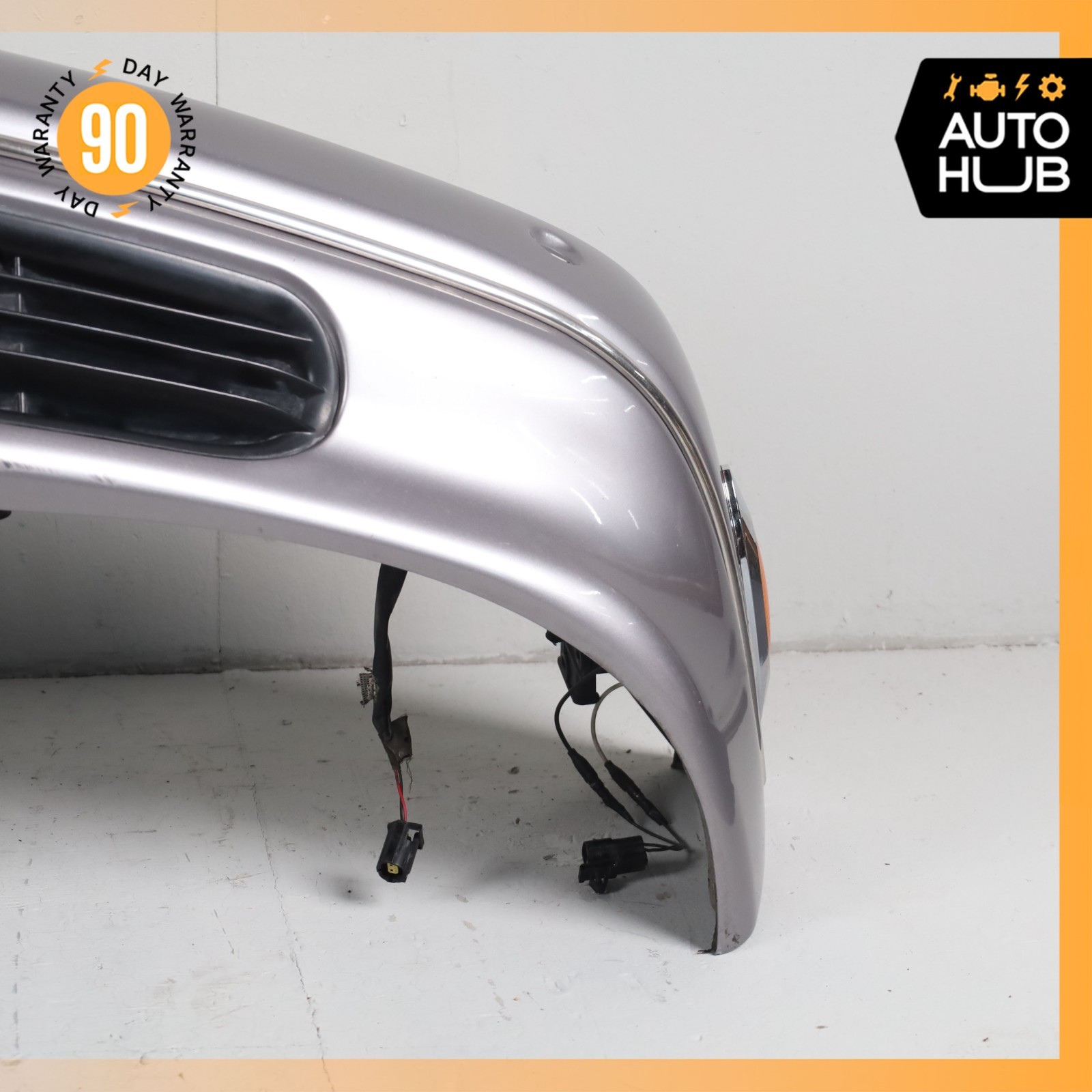 00-02 Rolls Royce Silver Seraph Front Bumper Cover Assembly Silver OEM