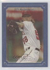 2007 UD Masterpieces Blue Steel Frame 7/50 Jered Weaver #64 9ca