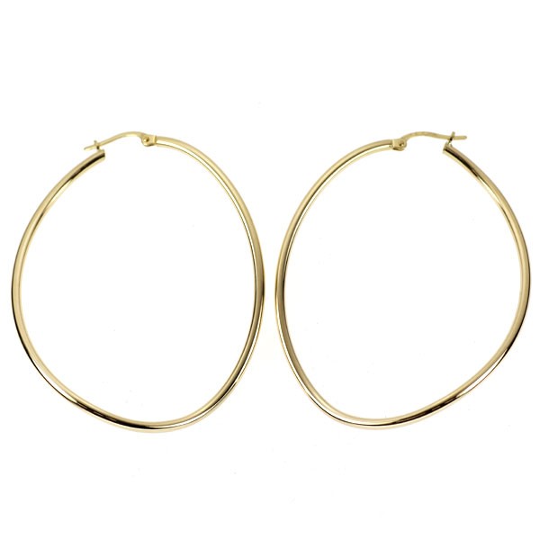 UNOAERRE K18YG design earrings - Auth free shipping from Japan- Auth SELBY_JAPAN