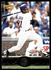 Sammy Sosa 1997 Pinnacle #194 Chicago Cubs MLB READ FREE SHIPPING AutographDen