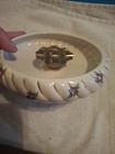 Vintage Cigarette Ashtray with Rose Gold Trim — photo 1