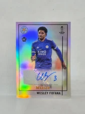 2020-21 Topps Merlin Chrome Wesley Fofana RC Auto Refractor #BCA-WF