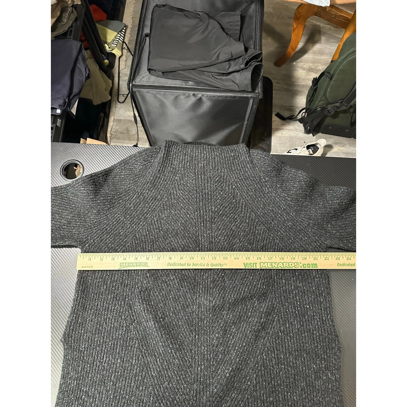 sweaty-betty chunky knit wool blend turtleneck capsule sweater