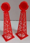 Marx Vintage 50s-60s Airport/Jetport/Astrojet Playset Acs. Searchlight Fl. Red