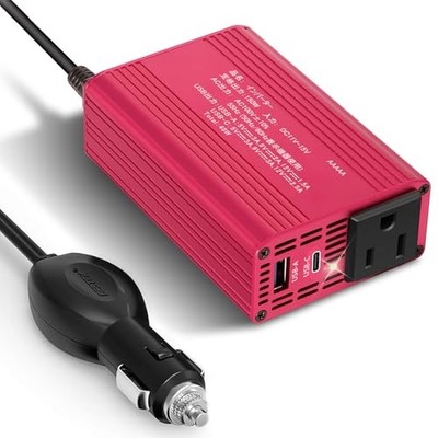 BESTEK 150W Auto Wechselrichter - DC 12V auf AC 100V Wandler - USB-C PD 30W u...