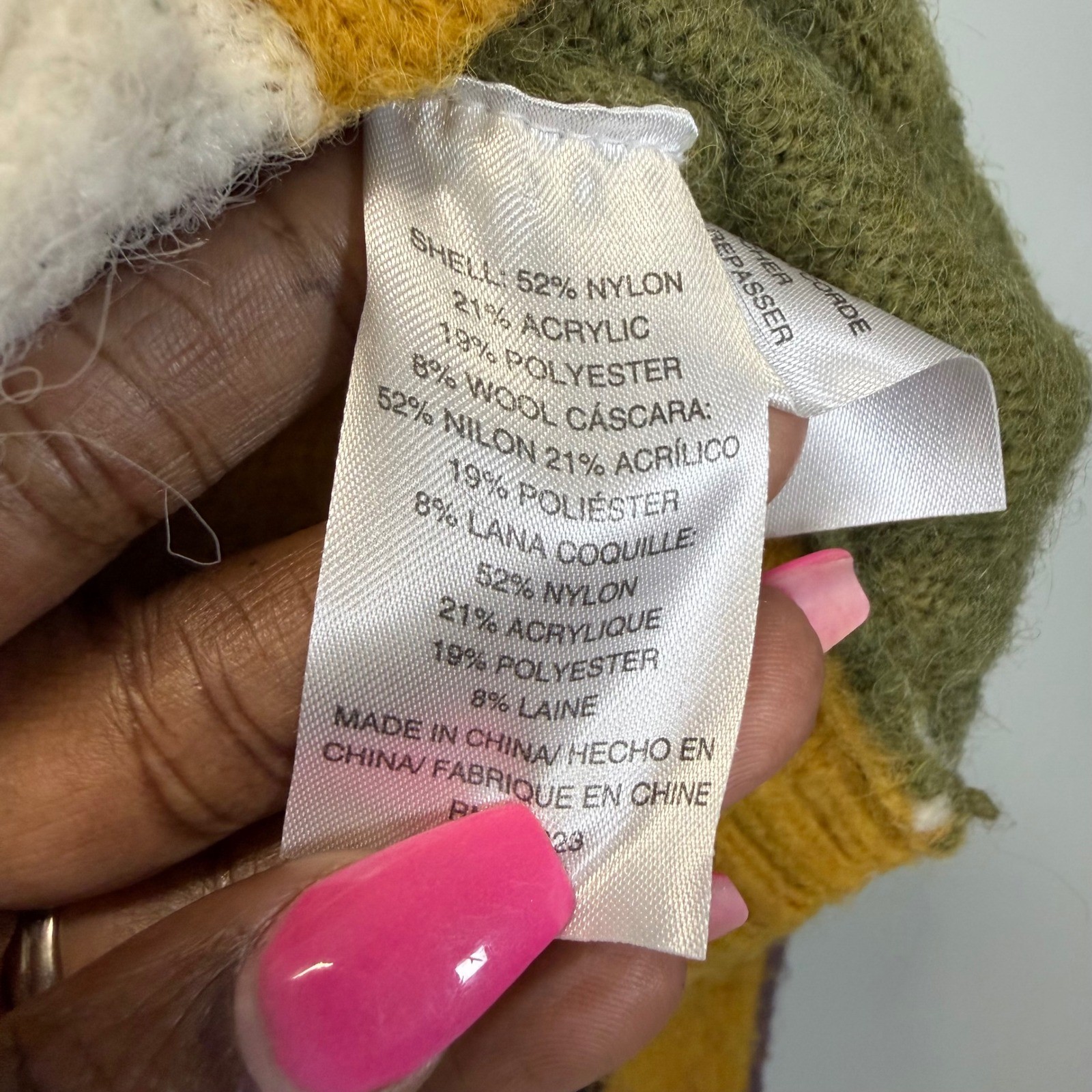 Cleo+Wolf Colorblock Patchwork Daisy Embroidered … - image 6