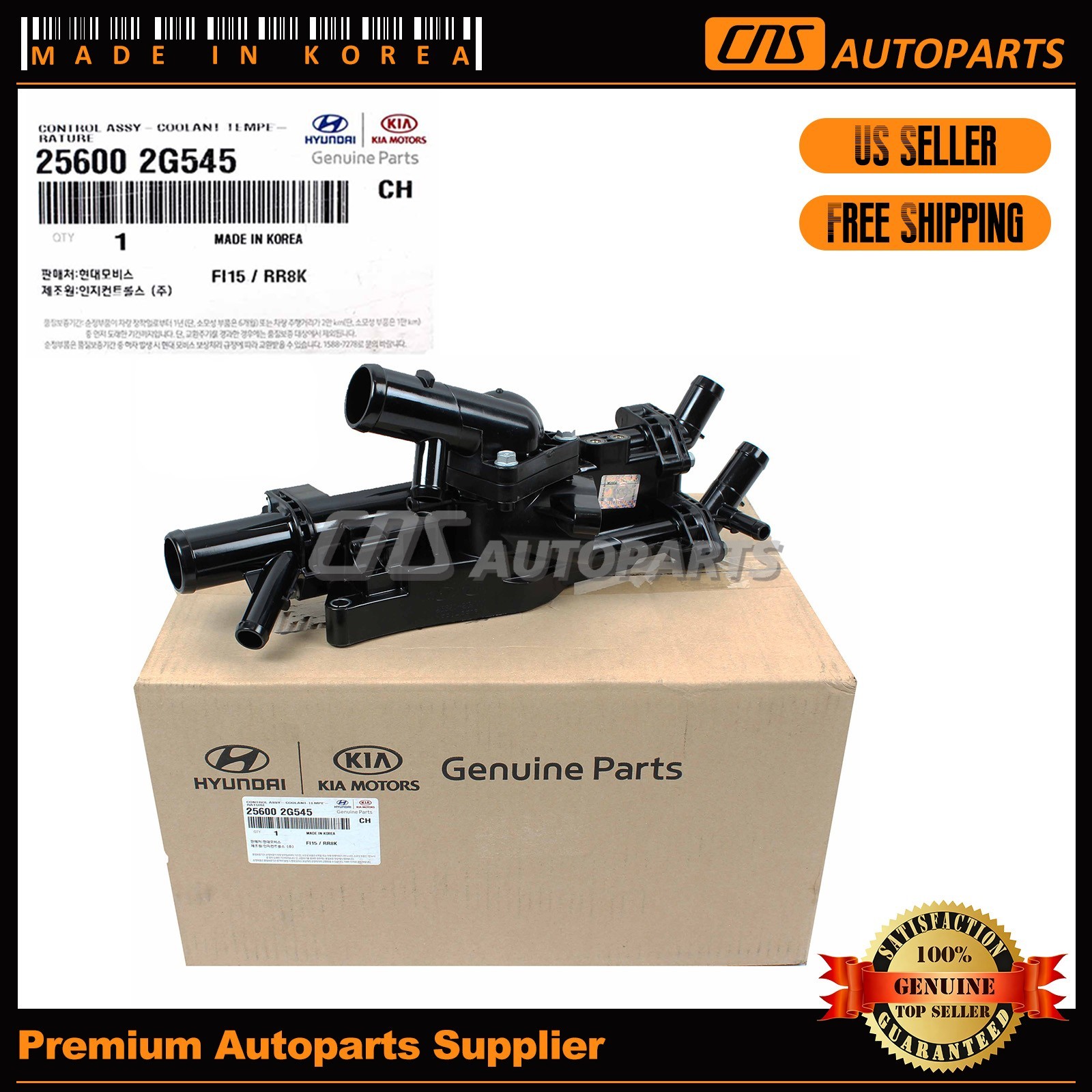 Genuine Thermostat Housing  For Santa Fe Sport Sonata Optima Sportage 25600-2G54