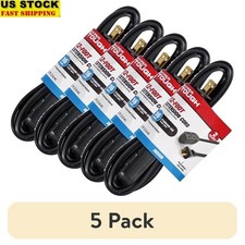 5 Pack 12FT 16AWG 2 Prong Indoor Extension Cord 125V 13A Power Supply Adapter US