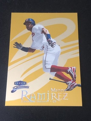 1999 Fleer Brilliants Gold Manny Ramirez #28G /99