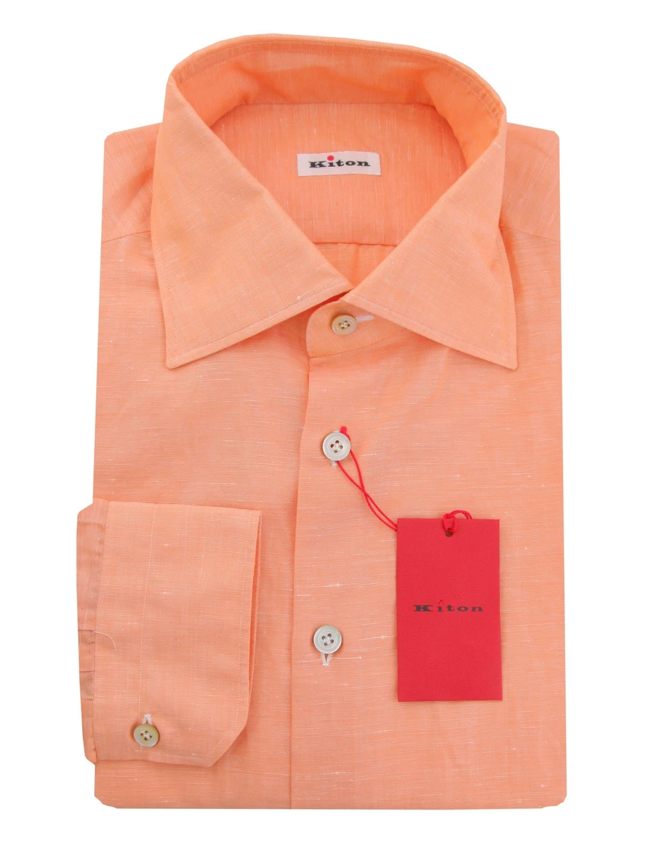 Cotton Blend Orange Slim Dress Shirts for Men for sale | eBay Cotton Blend Orange Slim Dress Shirts for Men for sale | eBay