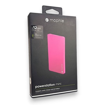 Mophie Powerstation Mini 3000mAh External Battery Pink for iPhone