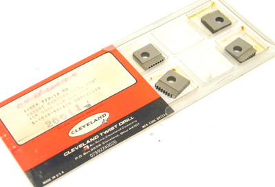 SET OF 4 NEW SURPLUS CLEVELAND THREAD INSERT CHASERS 7/8