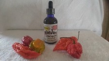EXTREMELY HOT Carolina Reaper, Scorpion and Ghost Pepper Hot Sauce 2 oz. Organic