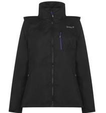 Gelert Horizon Waterproof Jacket Ladies Black Uk Size 20 #ref34