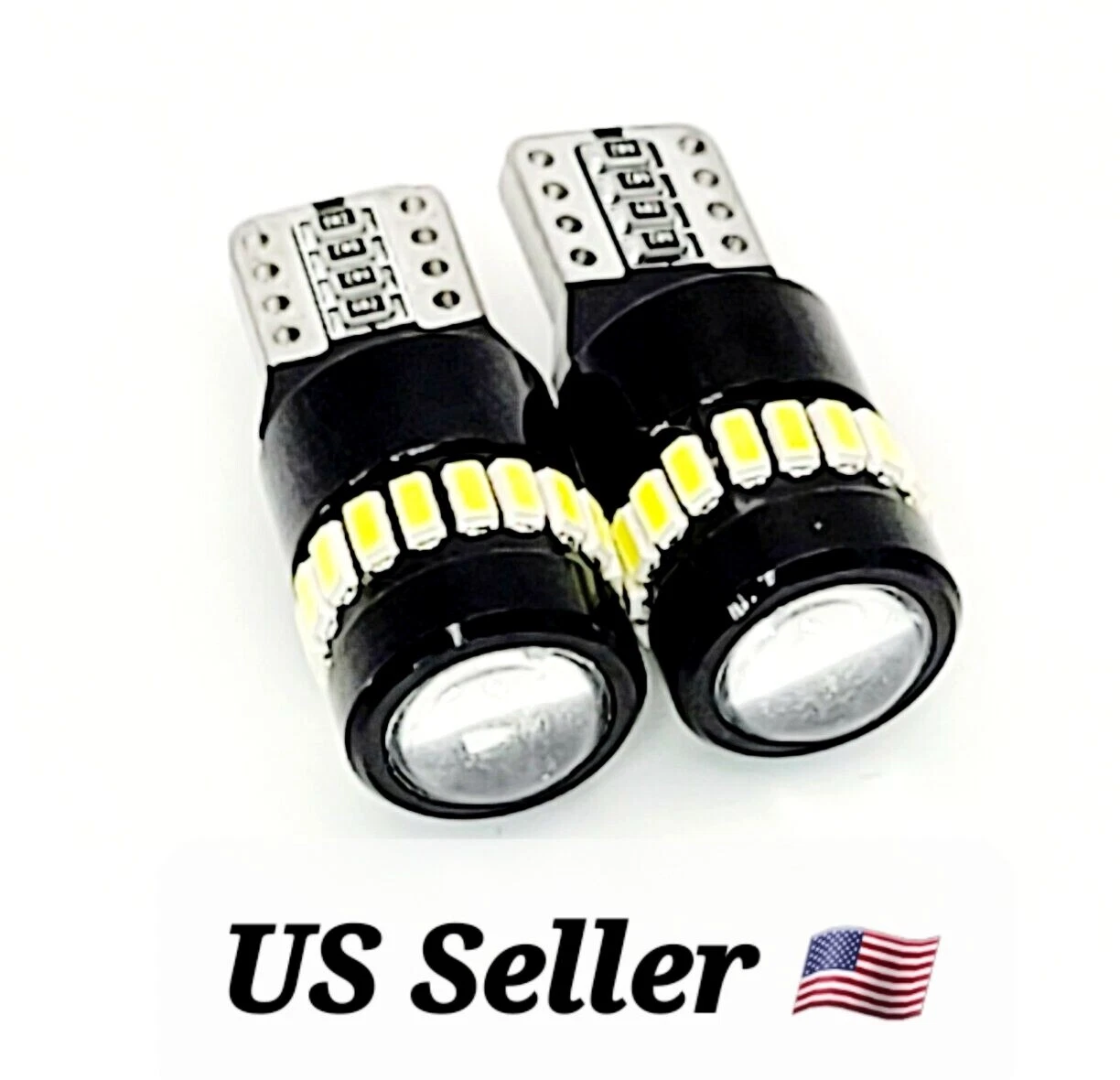 2 Super Mini LED bulbs for Fender Tip / Hi-Beam light 12v Harley Davidson V-twin