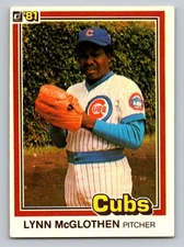 1981 Donruss #562 Lynn McGlothen   Chicago Cubs