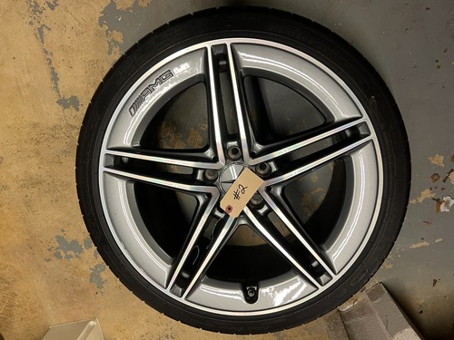 2017-2023 Mercedes-AMG C63S Coupe Wheels Tires TPMS 19" Front Rear Set of 4 - Picture 6 of 18