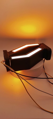 2x Lampa obrysowa LED Światło pozycyjne ze światłami kierunkowskazowymi 12V 24V z trójkątem do ciężarówki - Zdjęcie 7 z 15