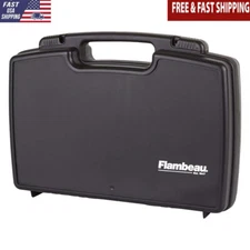 Heavy Duty 17in Large Pistol Case Secure Lockable Gun Storage Portable Gun Case