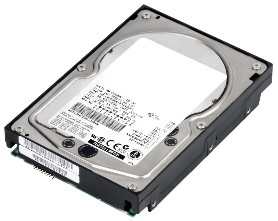 Disco Rigido Fujitsu MAJ3364MC 36GB 10000U/Min 4MB SCSI U160 3.5 " - Image 2 of 3