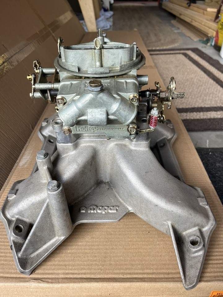 850 Holley Carburetor with K&N Air Filter & Crome Air Cleaner eBay