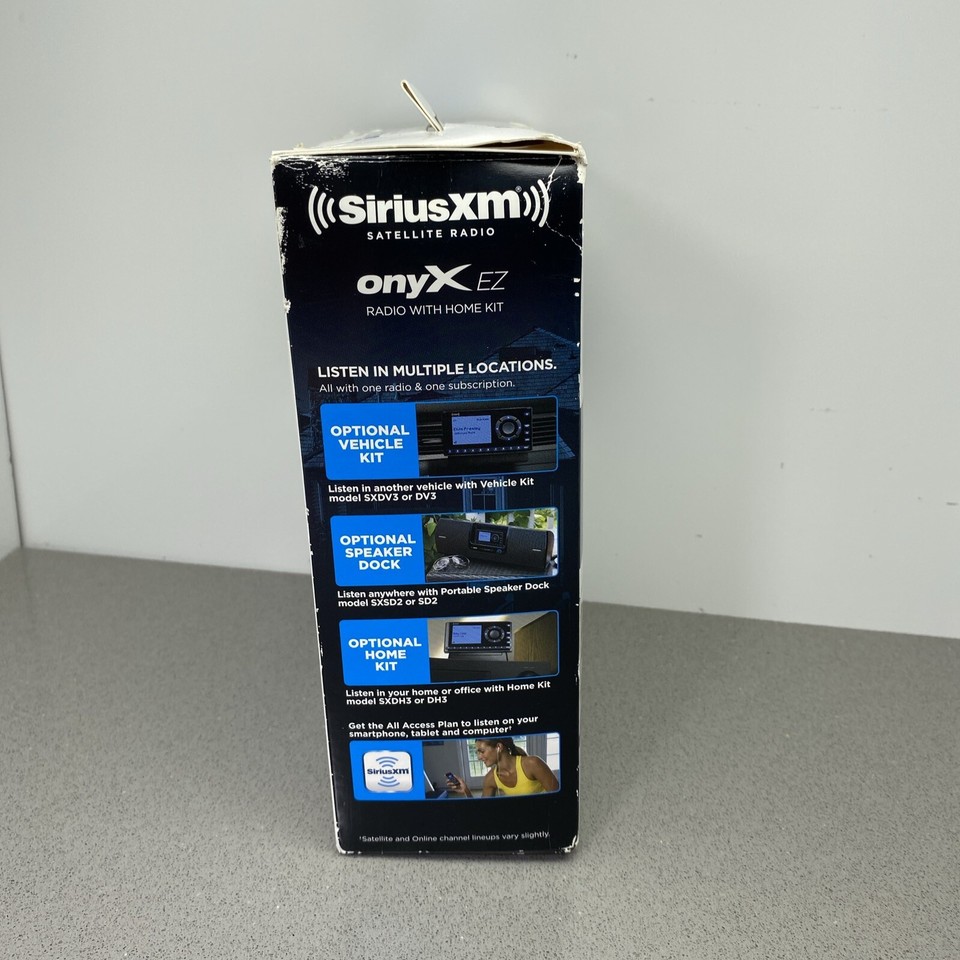 SiriusXM XEZ1H1 Onyx EZ Satellite Radio Home Kit New Never Used eBay