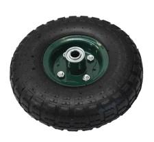 Non Flat Heavy Duty Tire Replacement 4.10/3.50-4 Black 30 PSI Inflatable