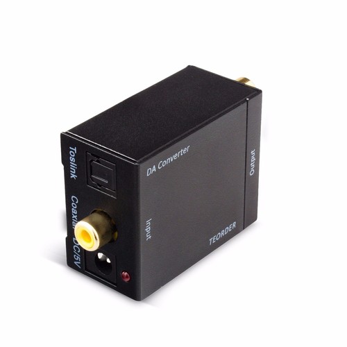 teorder digital to analog audio converter optical coaxial spdif