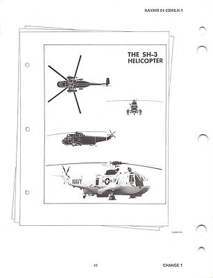 SH-3H Sea King Helicopter Flight Manual Pilot's Handbook - CD