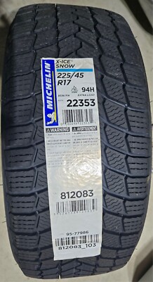 Michelin X-Ice Snow Tires 225/45R17 (set of 4)