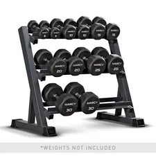 Marcy 3 Tier Dumbbell Weight Rack Stand DBR-86 Gym Storage Fitness Equipment
